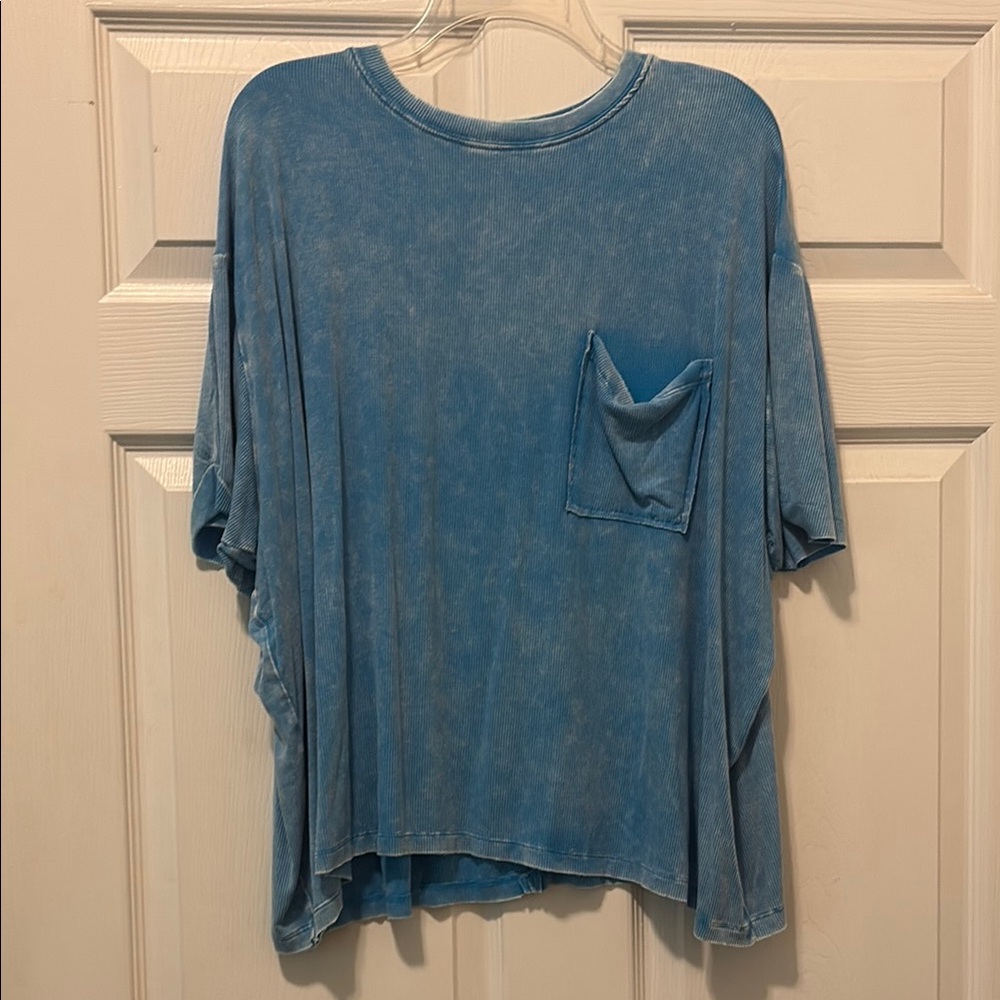 Zenana Oversized T-Shirt with Pocket